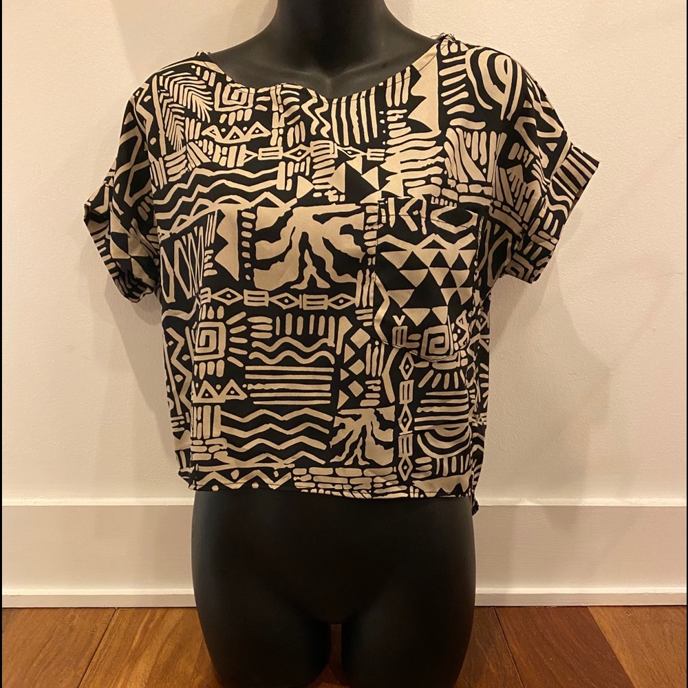 Aztec Forever 21 Crop Top.